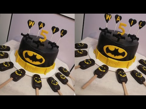 كيكة باتمان (الرجل الوطواط) A batman cake