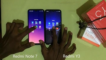 Redmi Note7 & Redmi Y3 Compare Speed test