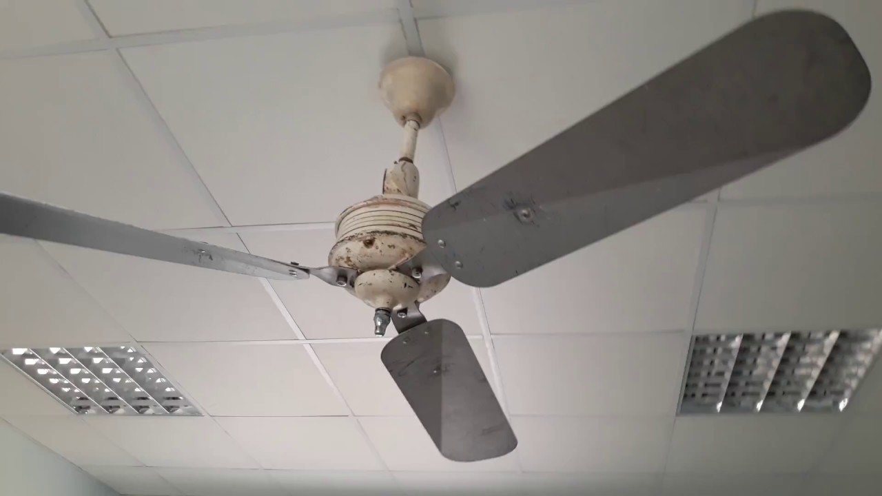 1940s Gec Kingsway Ceiling Fan Youtube