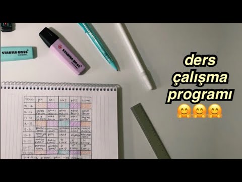 Video: Okul Için Bir Program Nasıl Yazılır