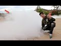 1,000 POUNDS OF DRY ICE IN MY POOL CHALLENGE!! (SUPER CRAZY) | FaZe Rug
