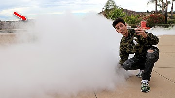 1,000 POUNDS OF DRY ICE IN MY POOL CHALLENGE!! (SUPER CRAZY) | FaZe Rug