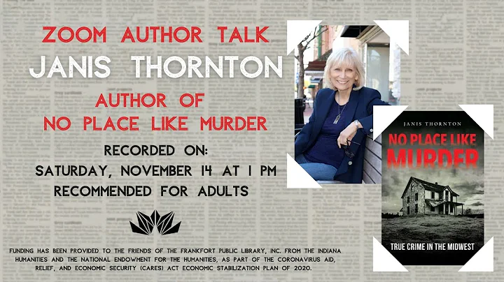 Author Talk with True Crime Writer Janis Thornton