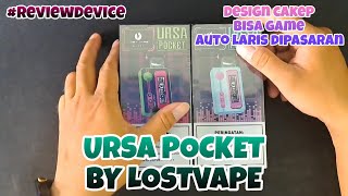 URSA POCKET GAMING Pod Kit 30w Max Power 1200mAh Battery Pods System Compatible with URSA NANO BABY PRO Cartridge and Coil AUTHENTIC by LOST VAPE