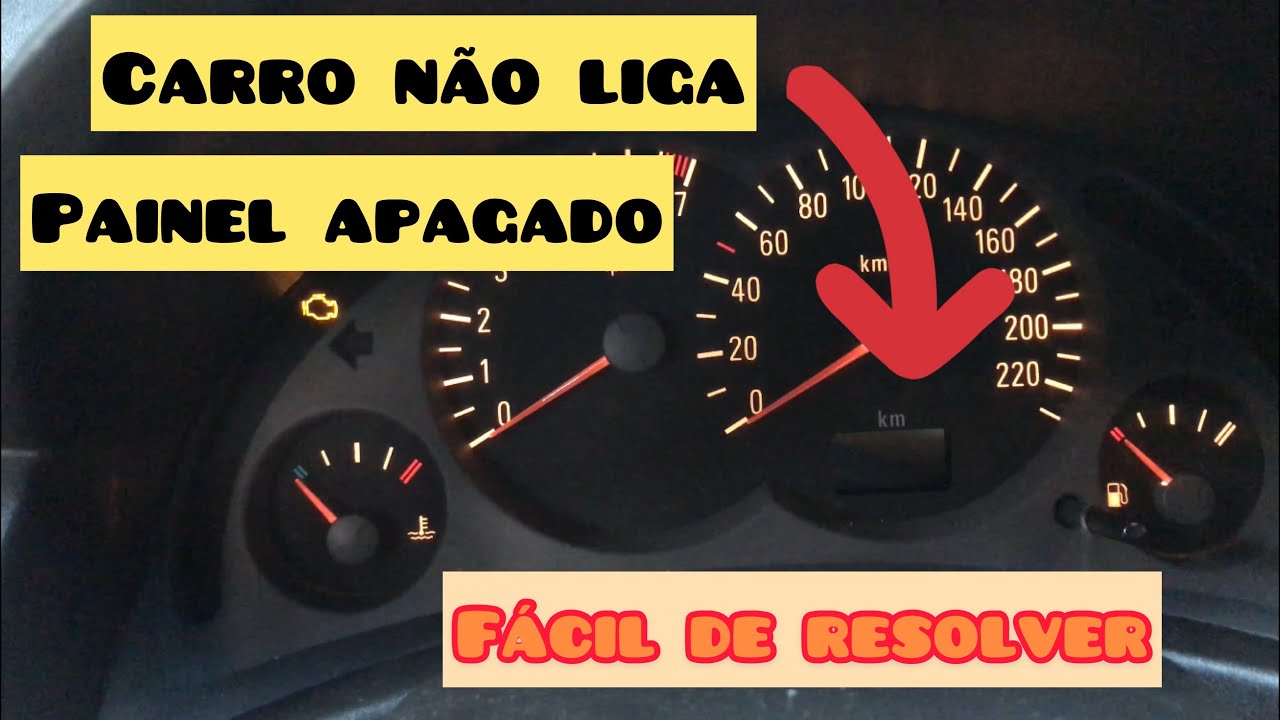 Painel apagado,carro não liga? Fácil de resolver - YouTube