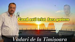 Vadari de la Timisoara - Cand esti trist ( official )