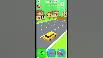 Shape-shifting funny race gameplay on android level 20 #shorts
