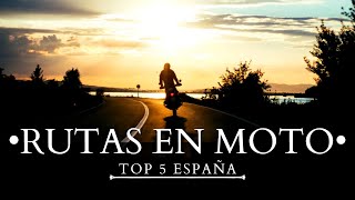 ¡Las 5 Rutas en MOTO MÁS IMPACTANTES de España! 🤩