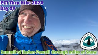 Day 29 | Summit of Baden-Powell through miles of Snow | Pacific Crest Trail 2024 Thru-Hike