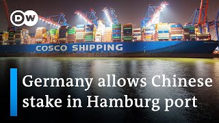 Germany agrees on compromise over China port bid | DW News