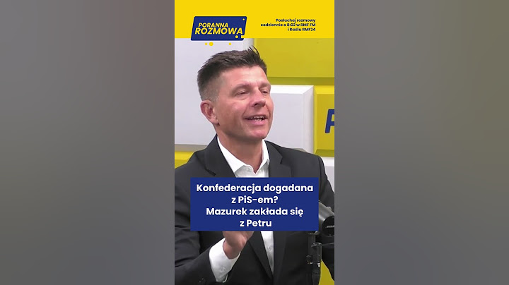 Konfederacja dogadana z PiS-em? Mazurek zakłada się z Petru  #polityka #fakty #rmf