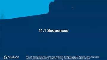 Section 11.1 - Sequences - Lecture Video 1