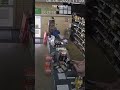 Shopkeeper traps thief inside store