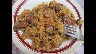 Рисовая каша с мясом рецепт! А-ля плов. Рисовая каша с мясом рецепт! А-ля плов.