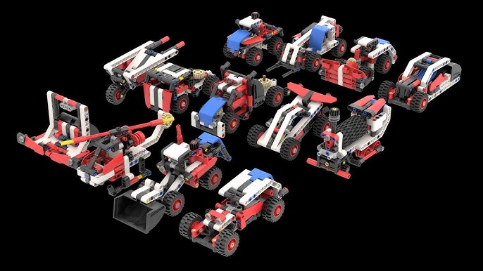 LEGO Technic 42116 custom B model moc Motorcycle chopper building  instructions - YouTube