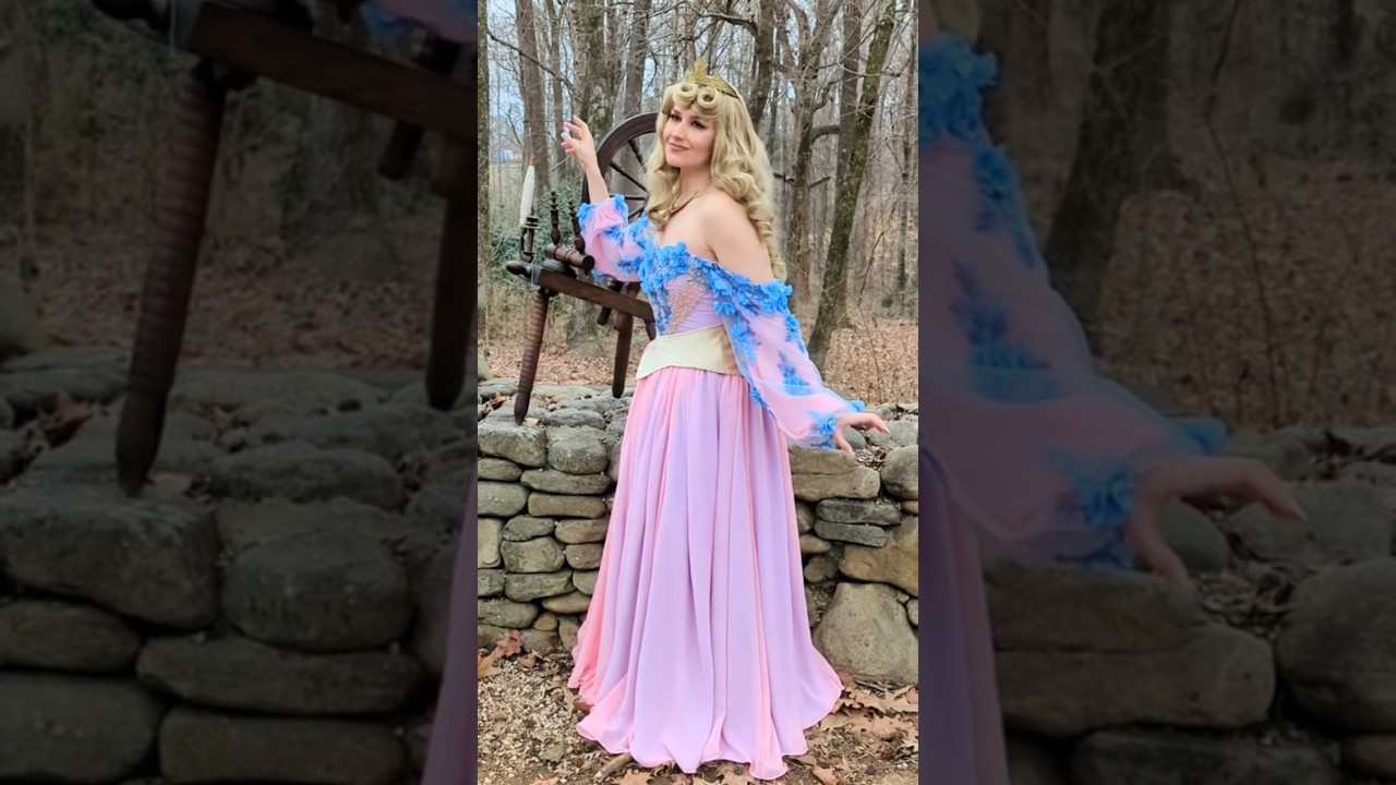 How we made our own Sleeping Beauty gown, do you think Aurora would wear it too?