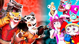 Kung Fu Panda 3 vs The Amazing Digital Circus