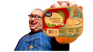 Great Value Brand Sardines In Louisiana Hot Sauce