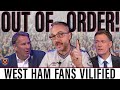 West ham fans are being framed  smear campaign  vendetta from mainstream media angry about moyes