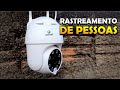 CÂMERA IP WI FI COM RASTREAMENTO HUMANO TESTE IPC360