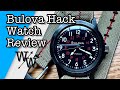 Bulova 98A255 Automatic Military "Hack" Watch | A Great Hamilton Khaki Alternative!