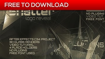 The Shatter | After Effects Template | Free Download
