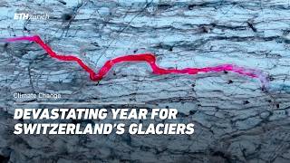 Glaciers are melting faster than ever before in Switzerland