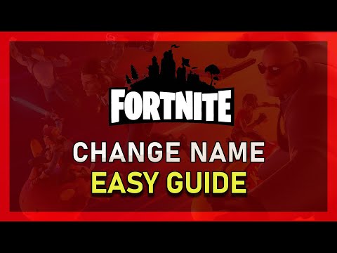 How To Change Display Name Fortnite Tutorial - how to change display name fortnite tutorial duration 0 41