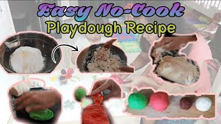 Easy No-Cook Playdough Recipe