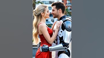 humanoid robot#love #funny #romantic #humanoid #robot #shorts #video #veo3