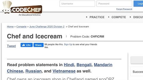 Programming Solution Codechef June Challenge 2020