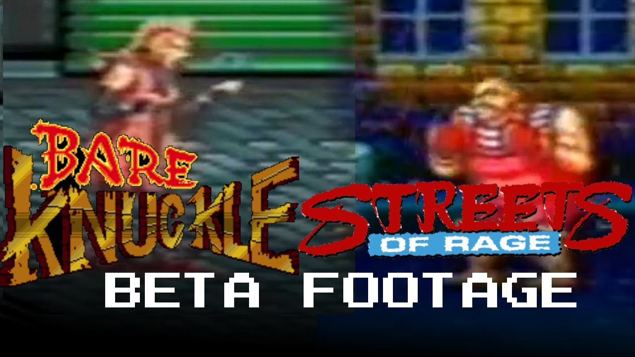 BETA: Streets of Rage (Bare Knuckle) 1 & 2