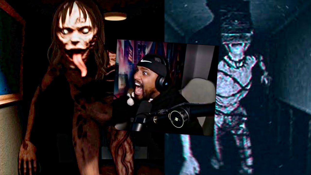 These two random horror games broke my chair!!
