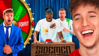 Reacting To Sidemen Forfeit Wheel Of Fortune!