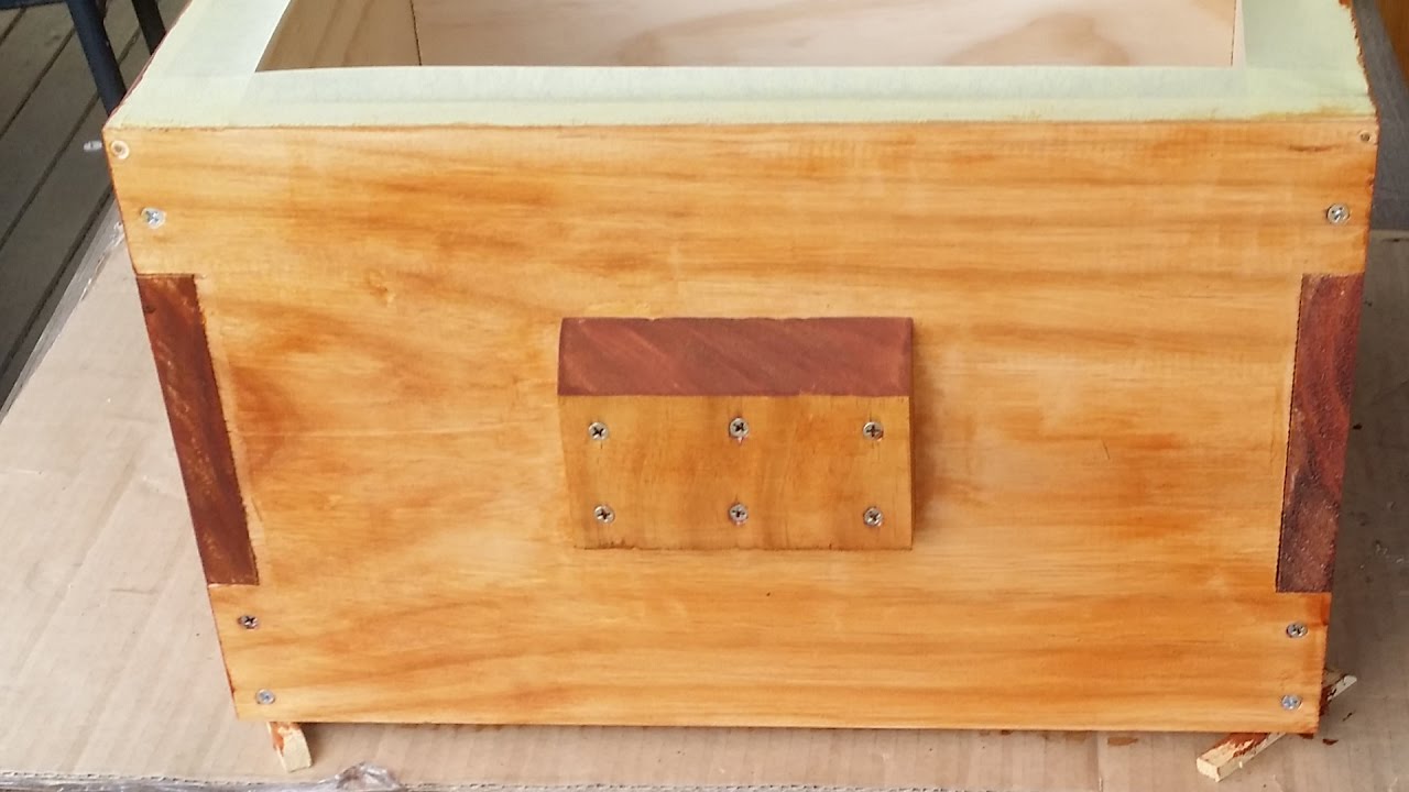 Homemade beehive Building a brood box YouTube