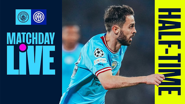 UEFA CHAMPIONS LEAGUE FINAL HALF-TIME SHOW | Matchday Live | Man City v Inter