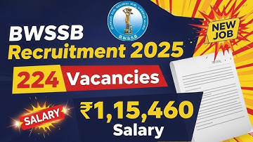 BWSSB Jobs 2025: Eligibility, Salary, & How to Apply for Junior Engineer & Assistant Vacancy