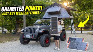 Going Completely OFF-GRID with Unlimited Power! Jackery 1000 PLUS