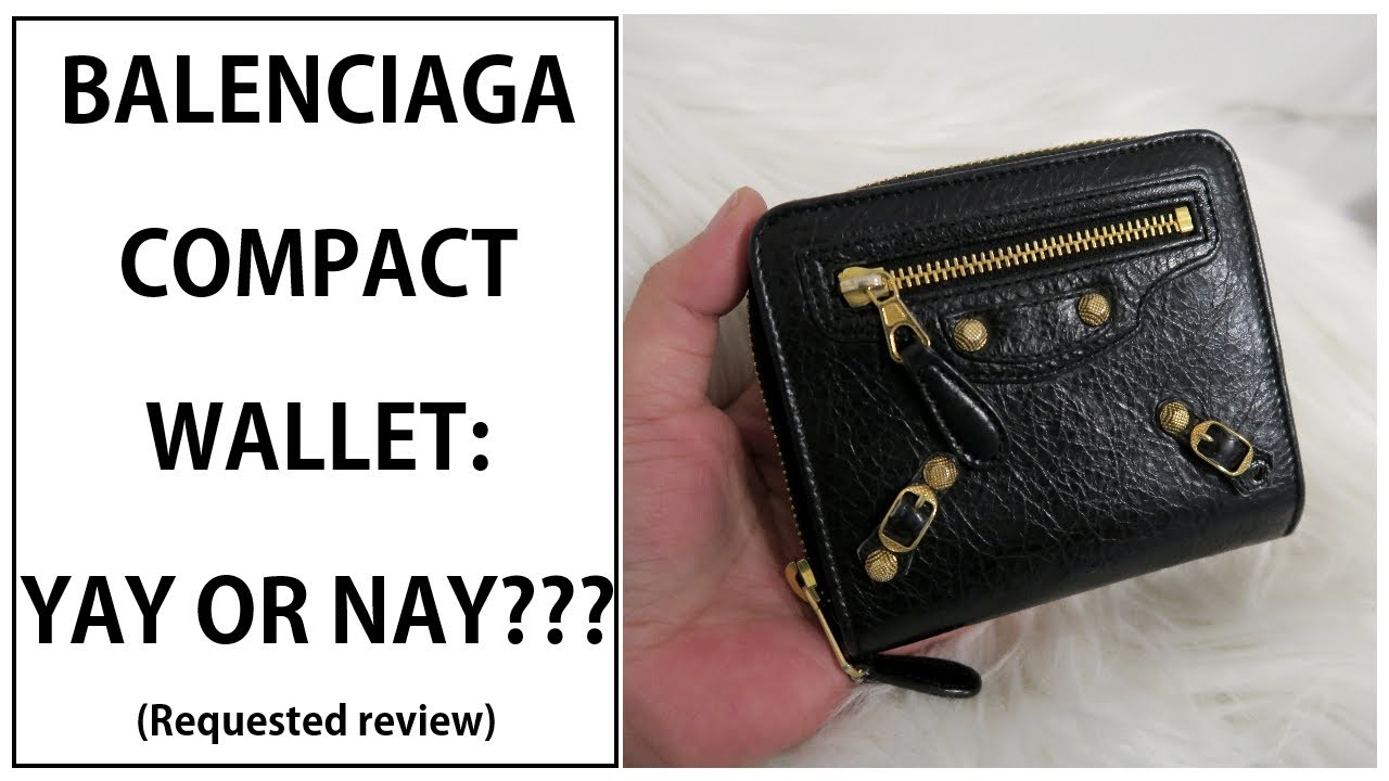 balenciaga mini wallet review