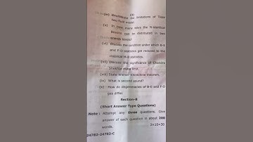 m.sc first sem physics thermodynamics paper vbspu
