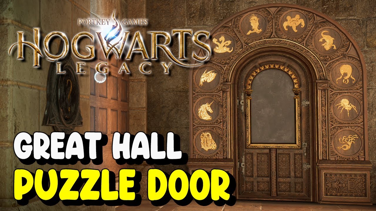 Hogwarts Legacy The Great Hall Puzzle Door Solution 