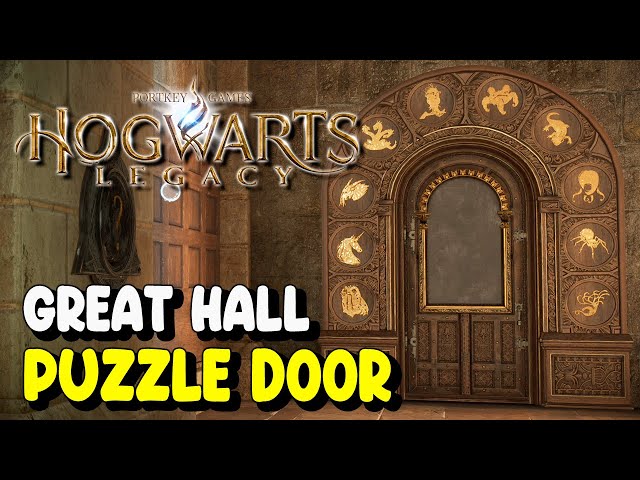 Hogwarts Legacy The Great Hall Puzzle Door Solution 