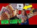 Got Free Lottery Tickets and WON $100's! Lottery Tickets Scratch Off