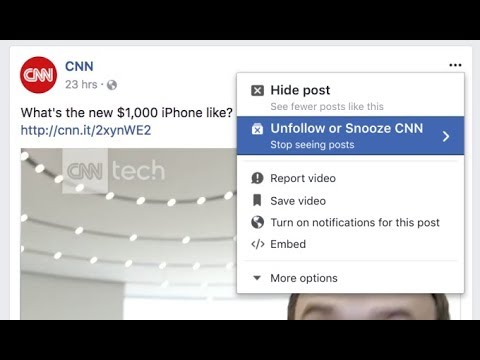 Facebook's new Snooze button can mute annoying friends for 30 days