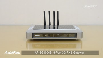 AP-3G1004B  4-Port 3G FXS Gateway(4포트 3G FXS 게이트웨이) | AddPac
