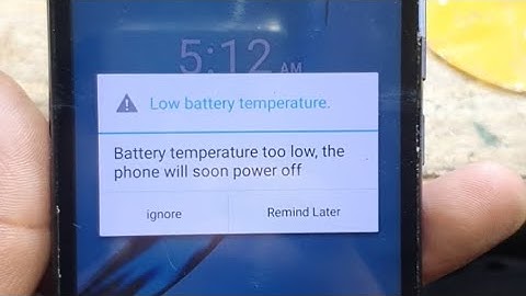 itel a48 battery temperature too low the phone will soon power off  solution