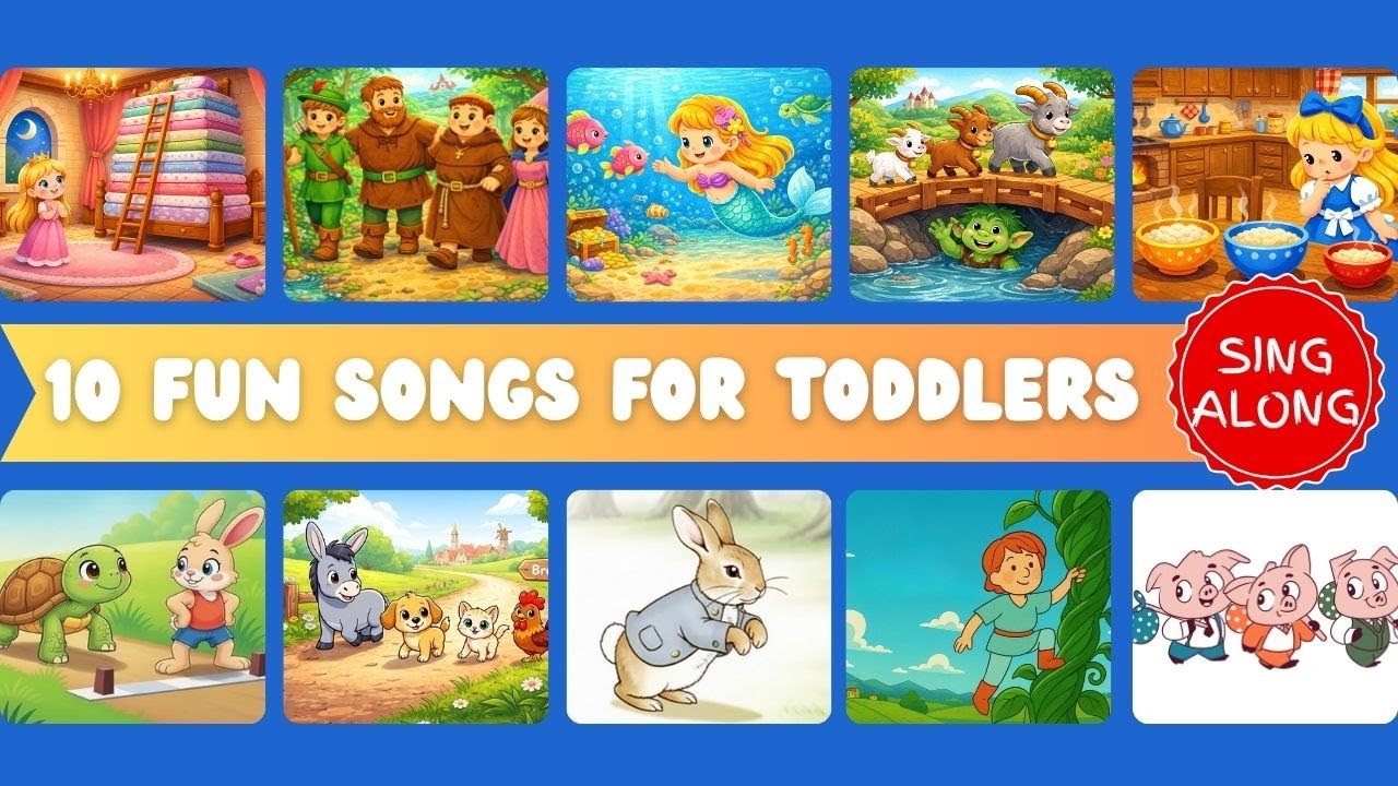 10 Kids Songs in One Fun Video! The Ultimate Sing‑Along Collection
