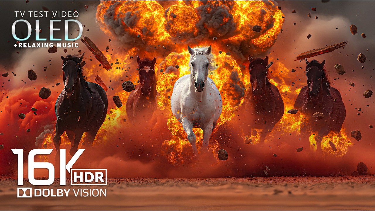 Master of OLED Display Test | 16K HDR Dolby Vision 120fps (4K/8K TVs ...
