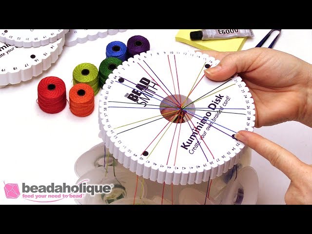 Make Your Own Friendship Bracelet Kit, Kumihimo Disk, DIY