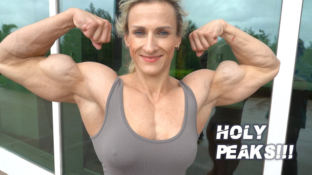 Holy Female Bicep Peaks Lenka! 